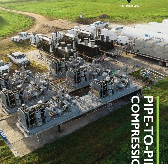 Sapphire Featured on the Cover of Gas Compression Magazine